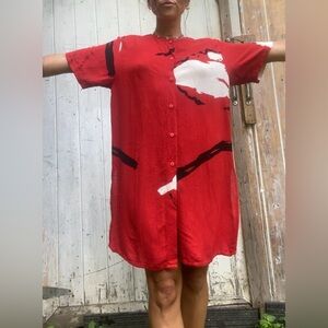 Vintage classic red dress